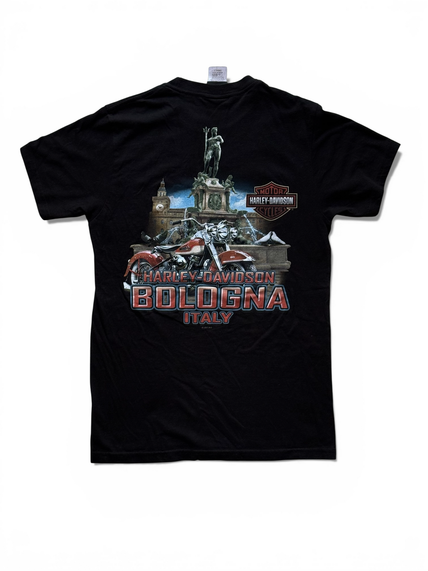 T-shirt Harley-Davidson Vintage "Mechanical Skull" – Faded Black – Taglia S