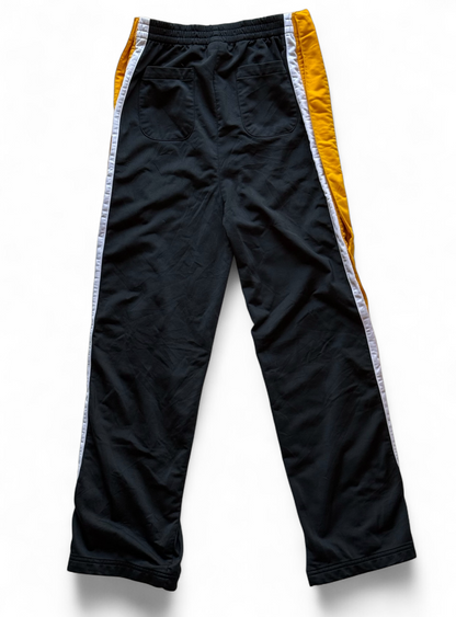 Pantaloni Tuta NFL Pittsburgh Steelers Nero/Giallo con Bottoni Laterali – Taglia L (16/18)