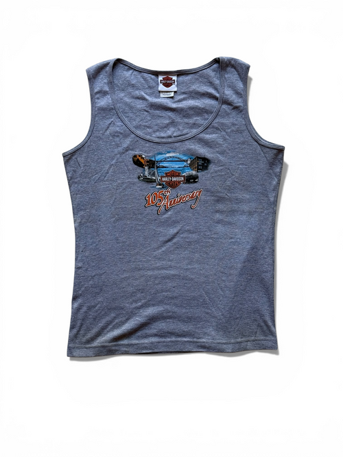 Canotta Donna Harley-Davidson "105th Anniversary" - Grigio Melange - Taglia L