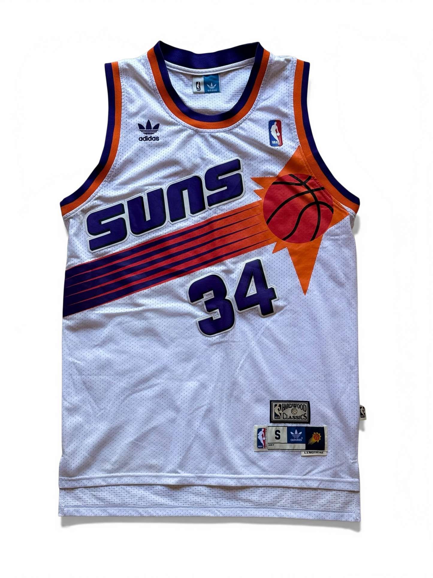 Canotta NBA Phoenix Suns Charles Barkley #34 Adidas Hardwood Classics - Taglia S