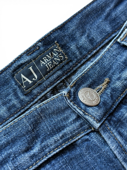 Jeans Armani Jeans Vintage – Taglia 33 – Regular Fit – Denim Blu Lavaggio Medio