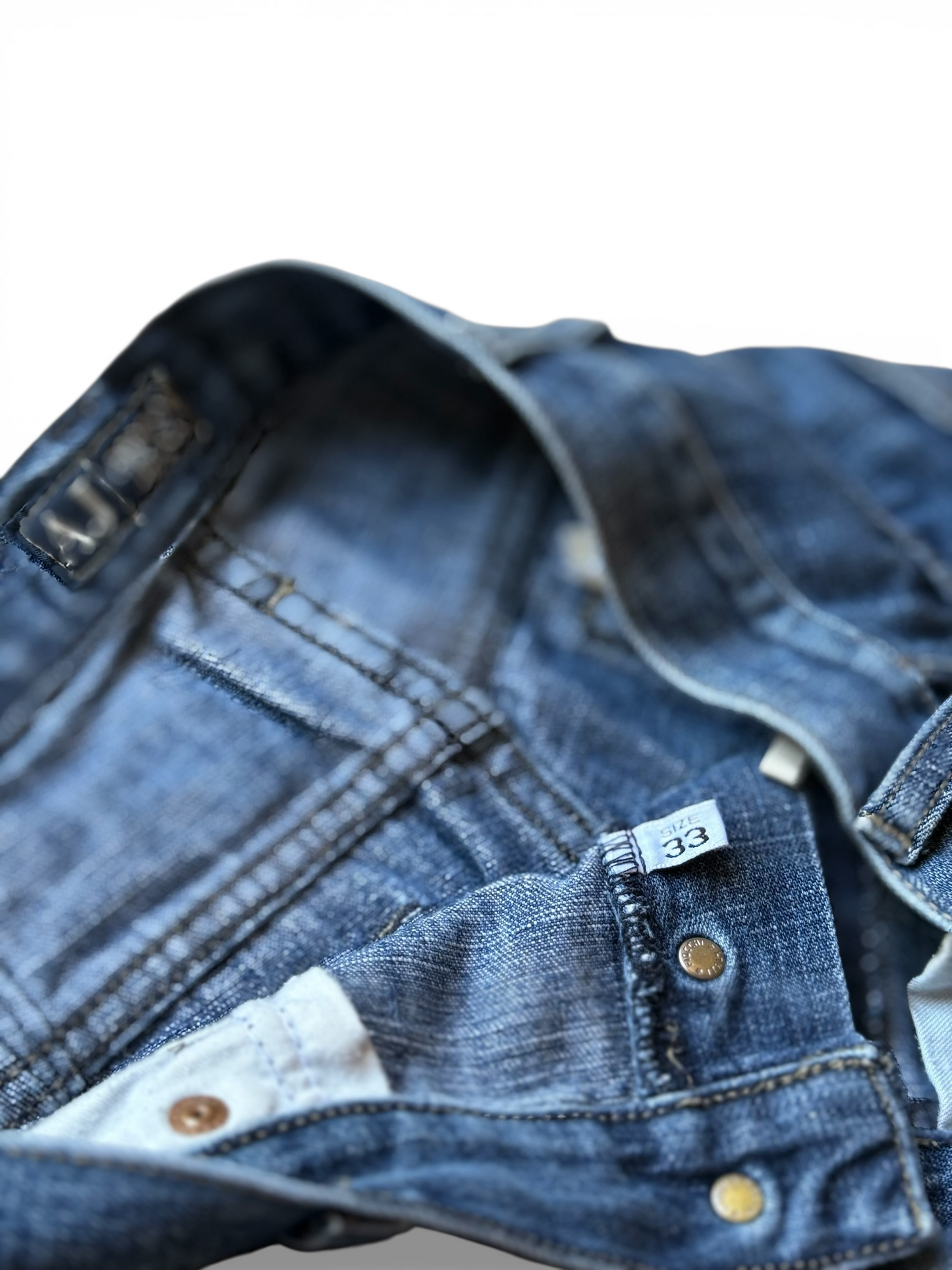 Jeans Armani Jeans Vintage – Taglia 33 – Regular Fit – Denim Blu Lavaggio Medio