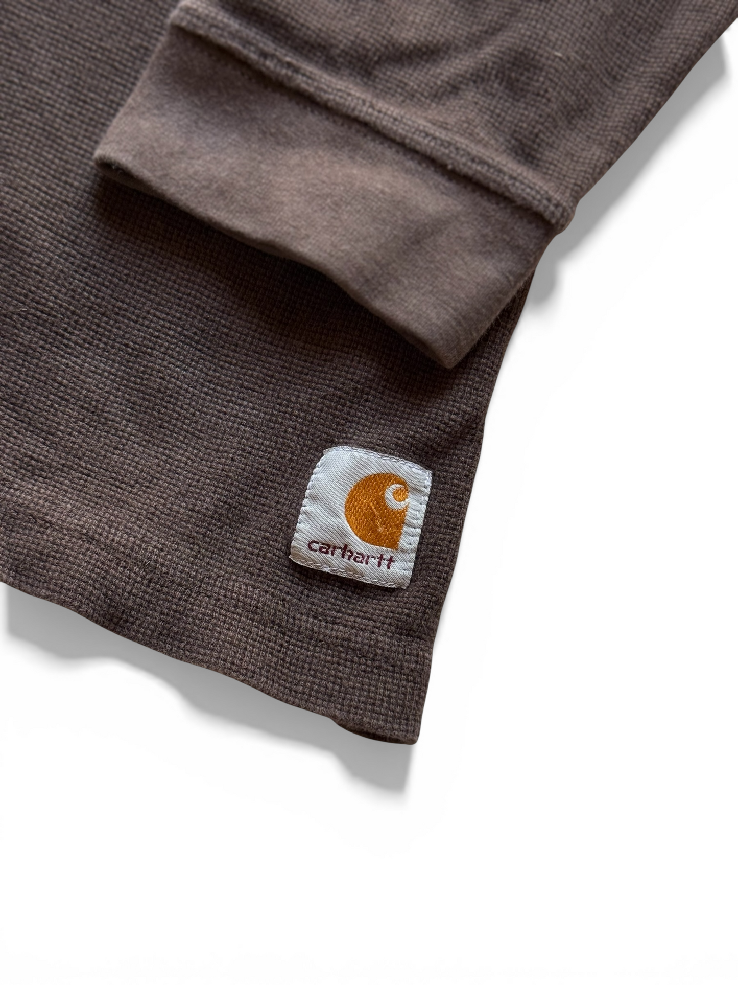 Carhartt Vintage Longsleeve Brown Faded – T-shirt Manica Lunga XL – Workwear Look