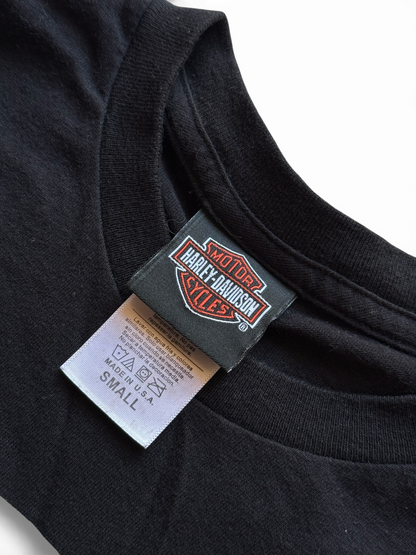 T-shirt Harley-Davidson Vintage "Mechanical Skull" – Faded Black – Taglia S